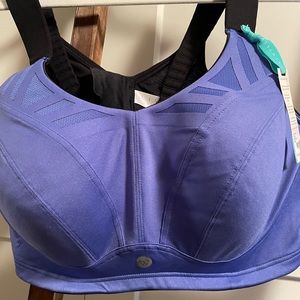 Purple-blue high impact sports bra NWT